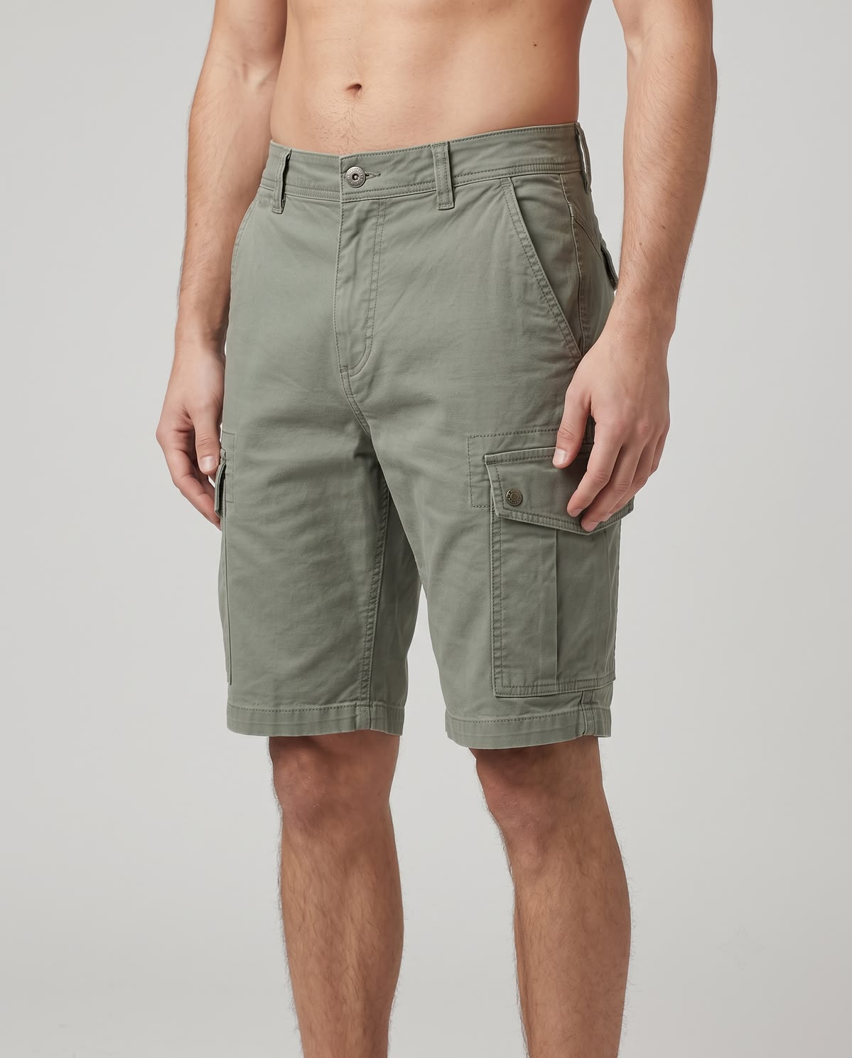 Olive Utility Shorts